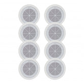 8x TOA PC-1868W-EB Deckenlautsprecher 6W 100W Weiß